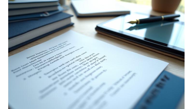 Organized legal documents and a pen on a professional desk, symbolizing diligent preparation.