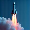 Rocket launching, symbolizing efficient implementation and ongoing optimization.