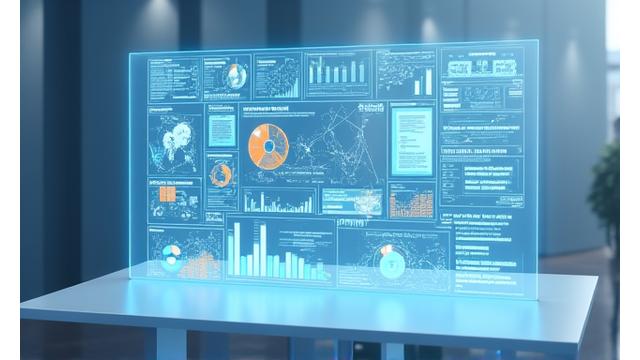 Infographic displaying business data and analytics, symbolizing data analytics for strategic legal decision-making.