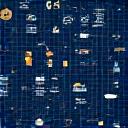 Stylized icon representing a complex, interconnected network of documents and symbols signifying IP portfolio management.