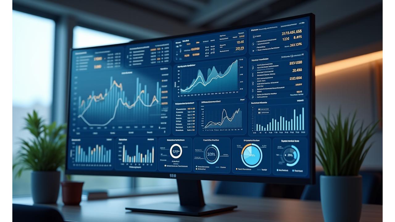 Advanced legal analytics dashboard displaying key metrics and predictive models.