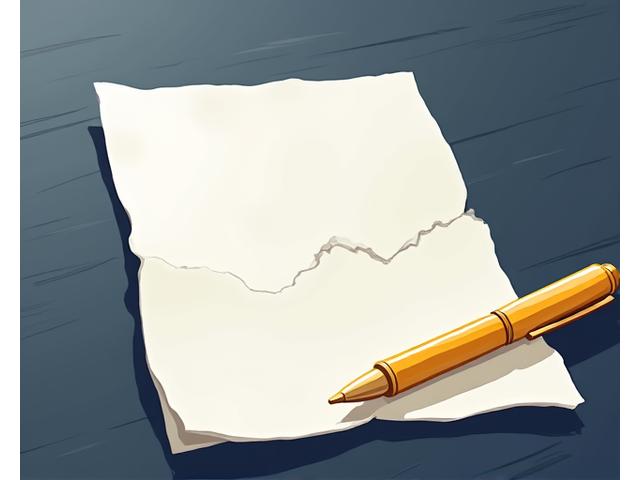 Illustration of a broken contract document symbolizing a dispute