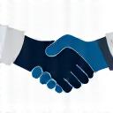 Icon of a handshake and legal brief for board governance